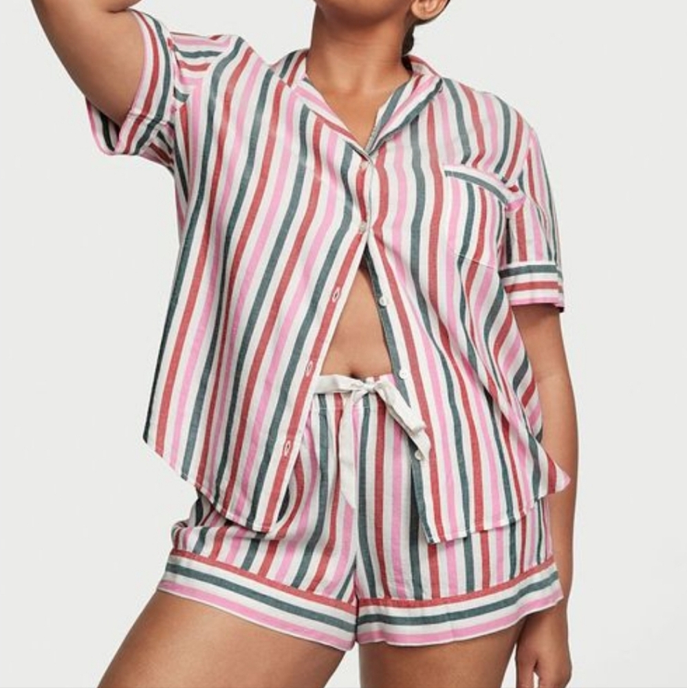Victoria Secret Soft Short Pajama set $54
